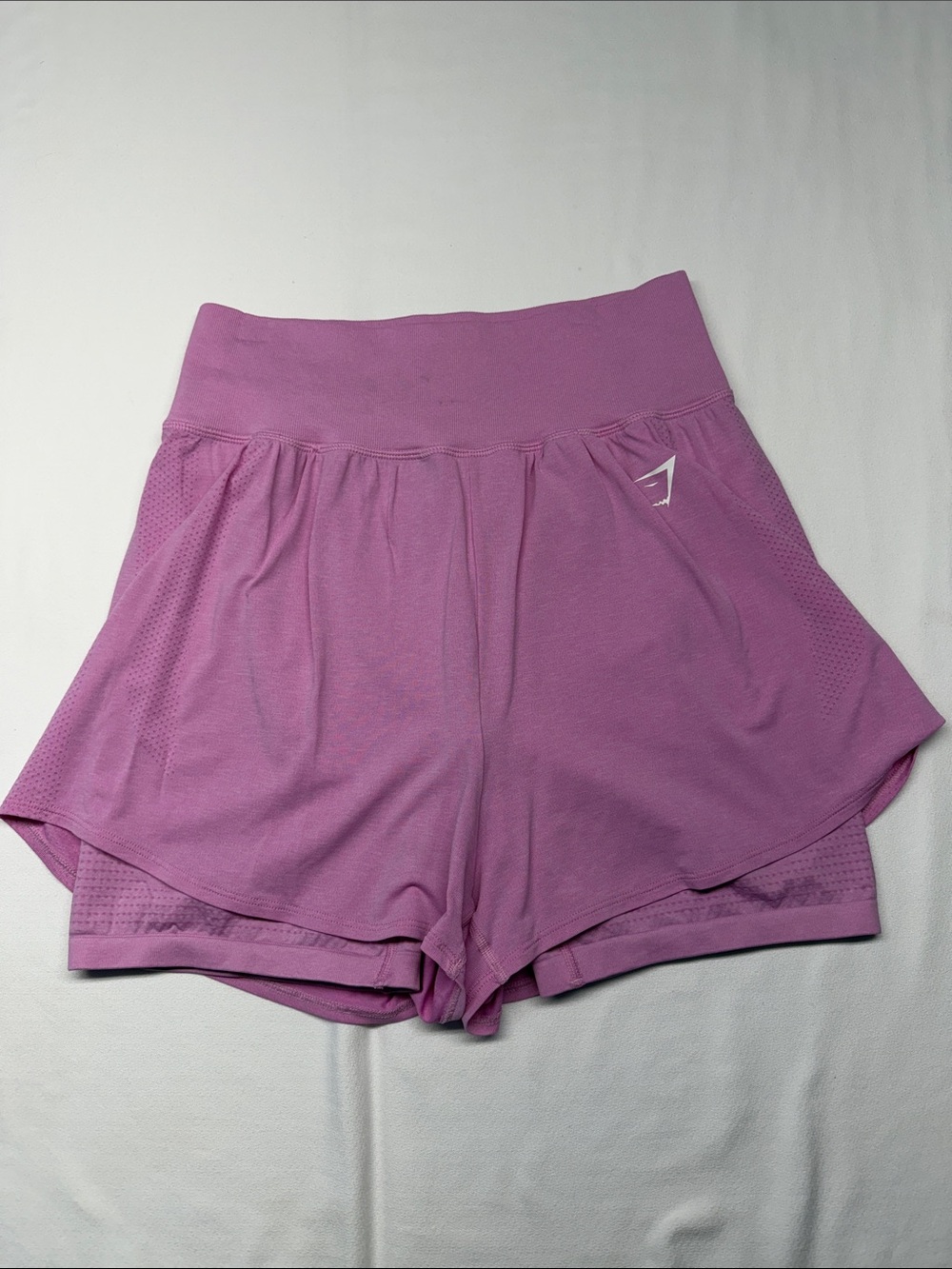 Gymshark Lavender Seamless 2-in-1 Shorts